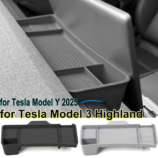 Storage Tray for Tesla Model 3 Highland 2024 Dashboard, Silicone Panel MY 2025