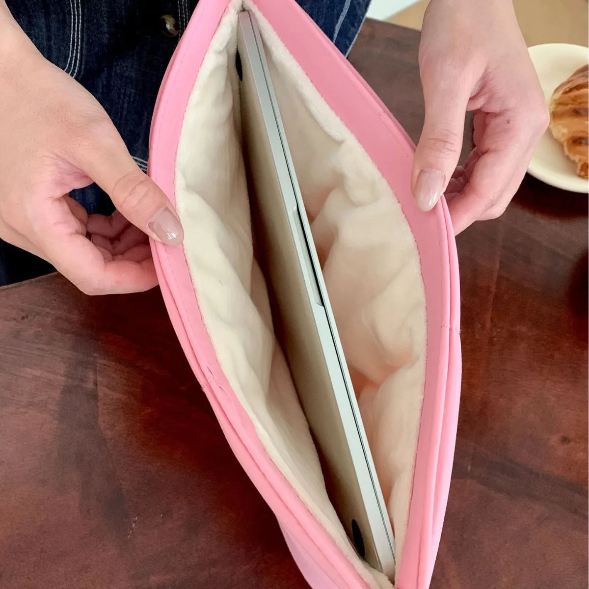 Puffy Laptop Bag Sleeve13/14/15/15.6 Inch Quilted Case Laptop Cover for Macbook Air Pro/Lenovo/Hp Puffer Notebook Pouch