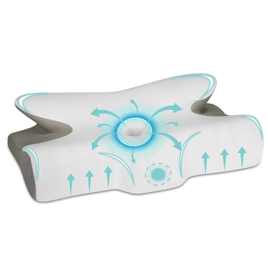 New Upgrade Ergonomic Cervical Pillow for Sleeping Orthopedic Support Pillows Odorless Contour Neck Pain Memory Foam Pillow