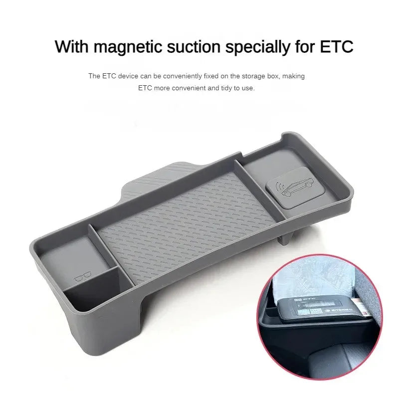 Storage Tray for Tesla Model 3 Highland 2024 Dashboard, Silicone Panel MY 2025